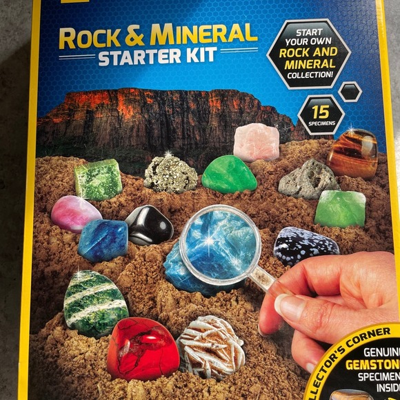 National Geographic Rock &Mineral Starter Kit 15 Specimens - Picture 1 of 3